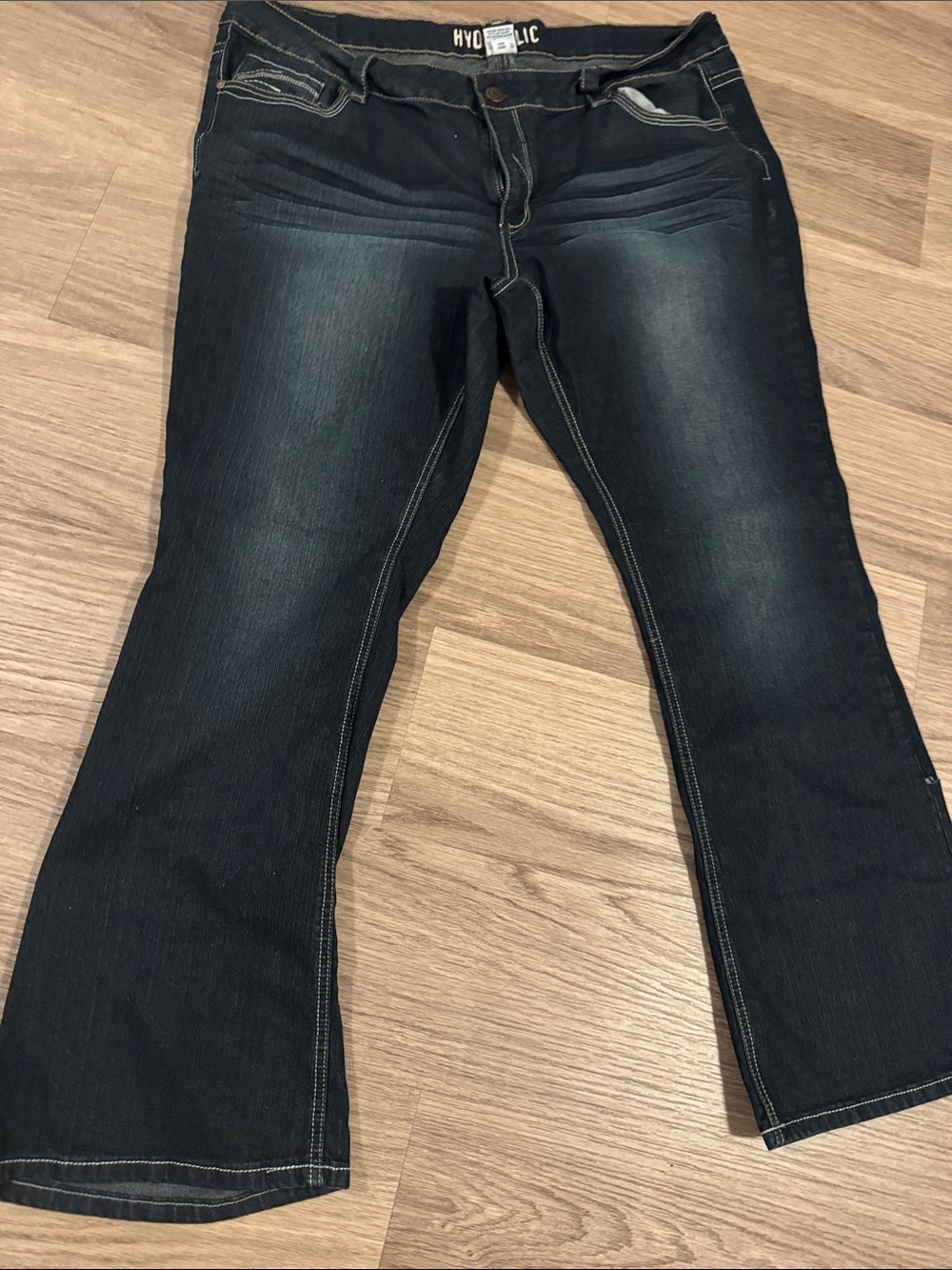Hydraulic Women's dark Fade Flare Jeans